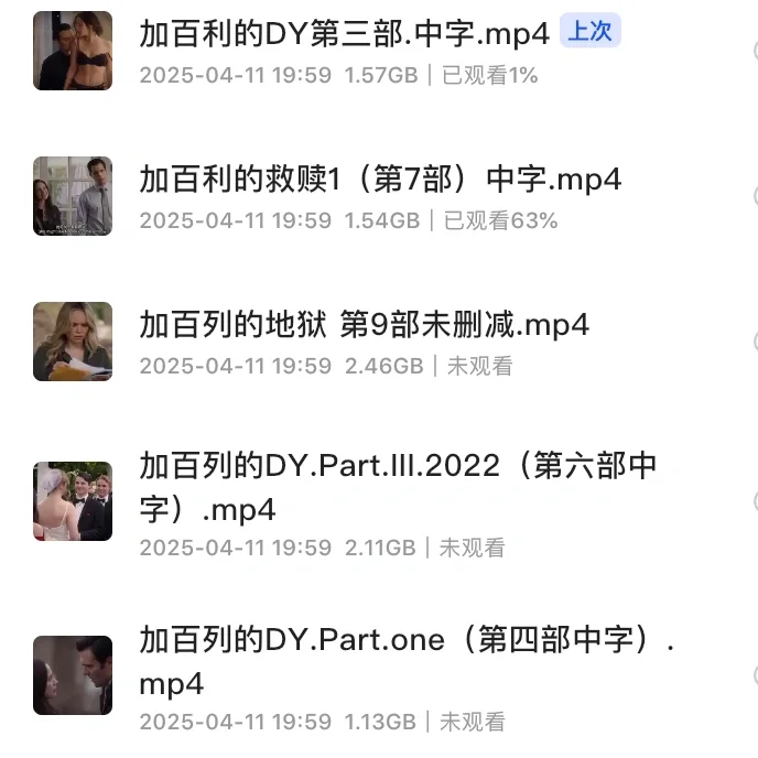 加百 列1-9部未删减