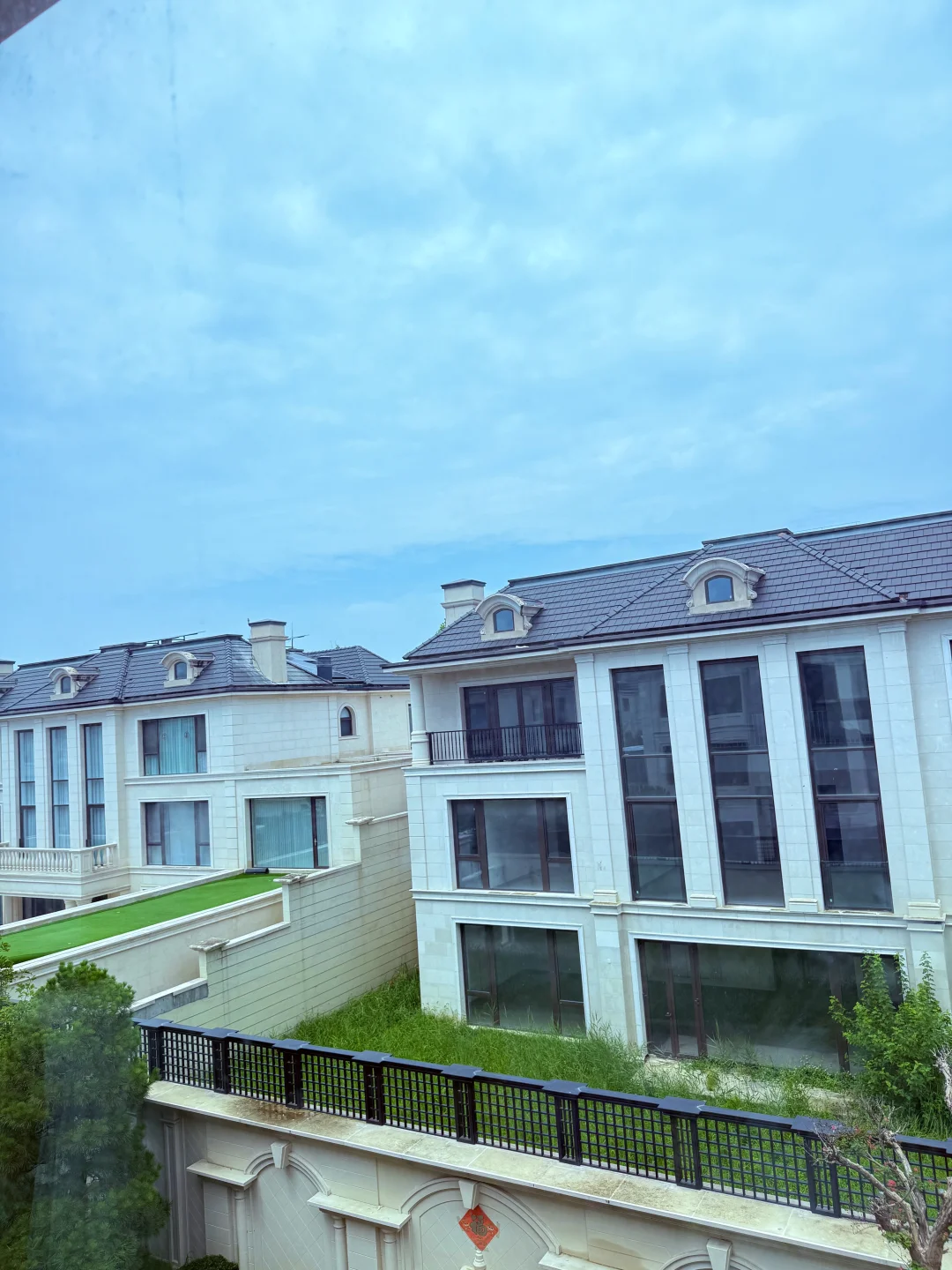 北京2000平别墅🏠卧室和窗外的风景💕