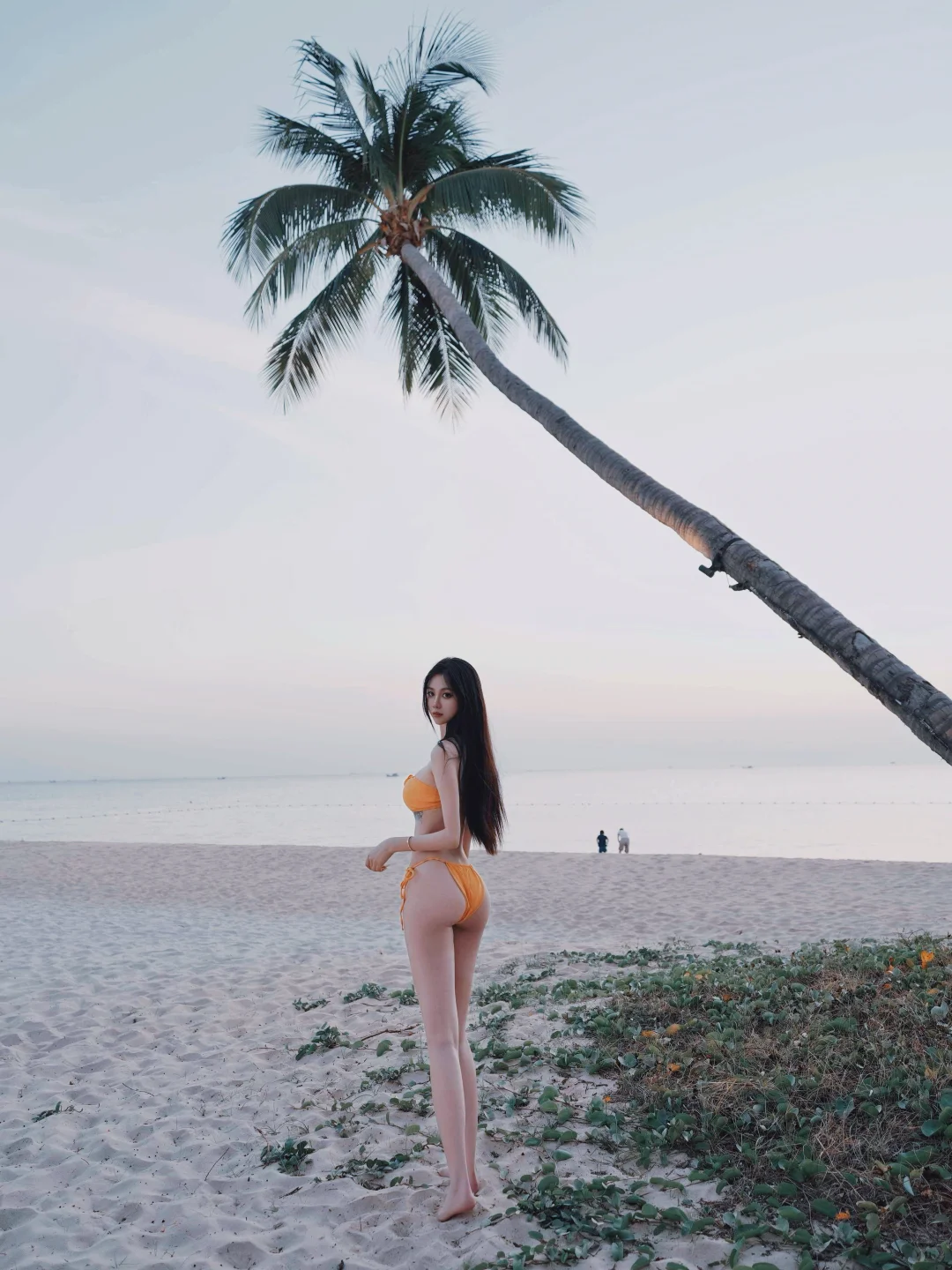 氛围感海岛女孩