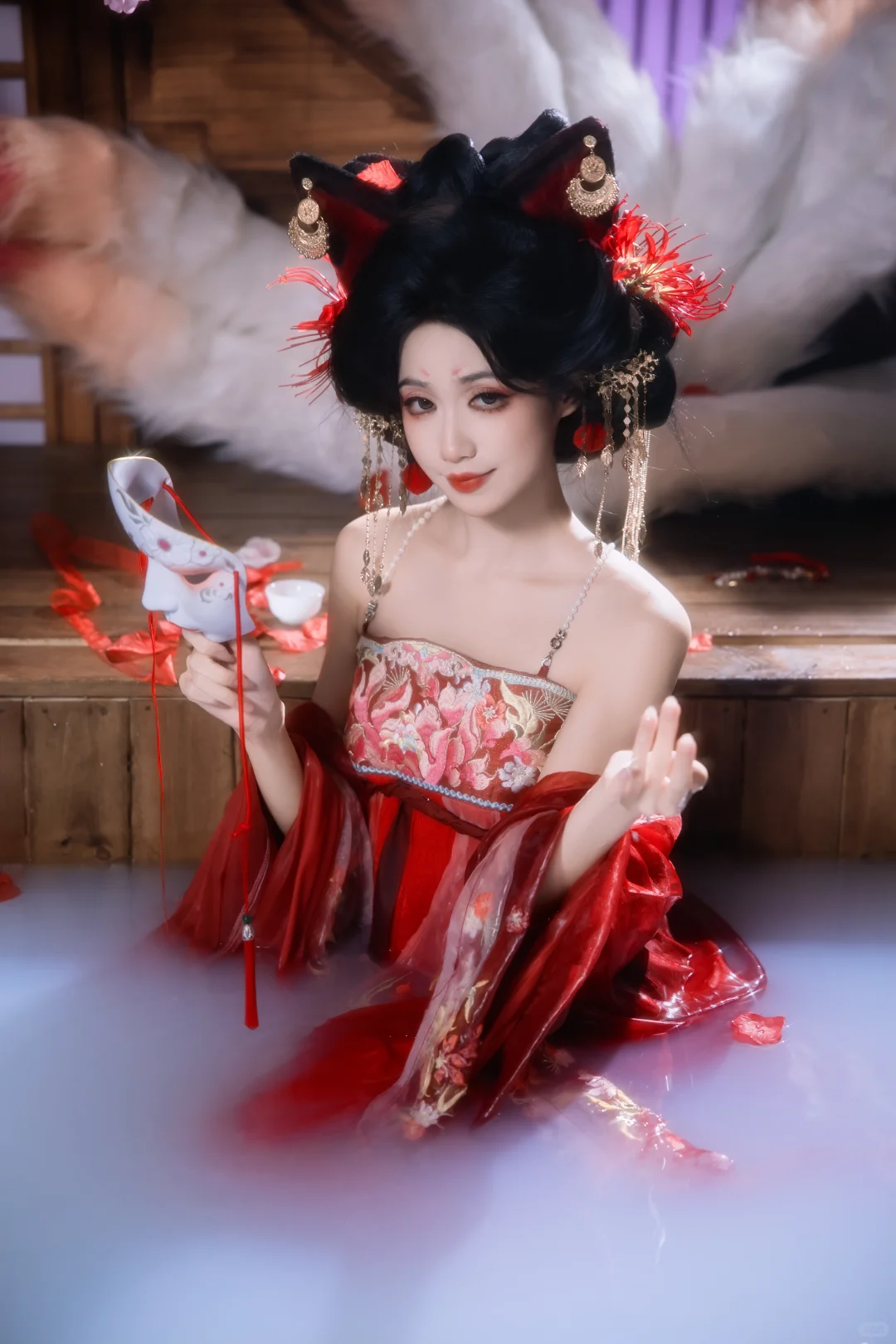 💦救命！谁懂啊！在水边拍到了封神妲己～