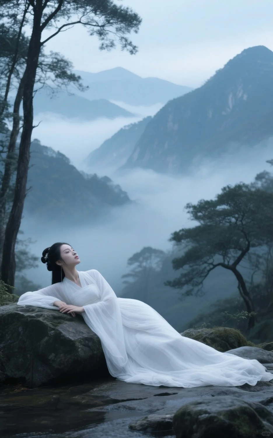 📸古风白衣仙女山景写真 | 绝美拍照指南