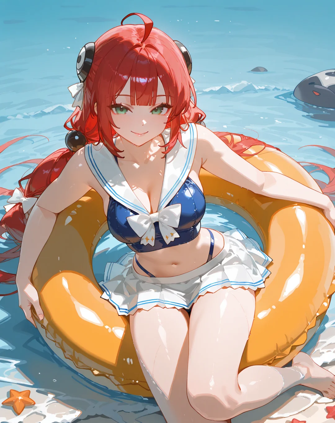 夏天就该去玩水！柚叶玩水！