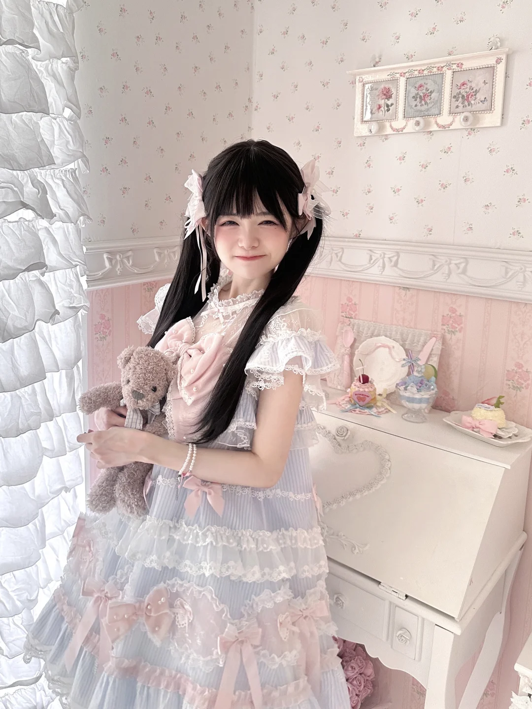 𝗣𝗶𝗻𝗸 𝗯𝗹𝘂𝗲 · 少女的心事 ♡‧₊˚ ⋆⁺