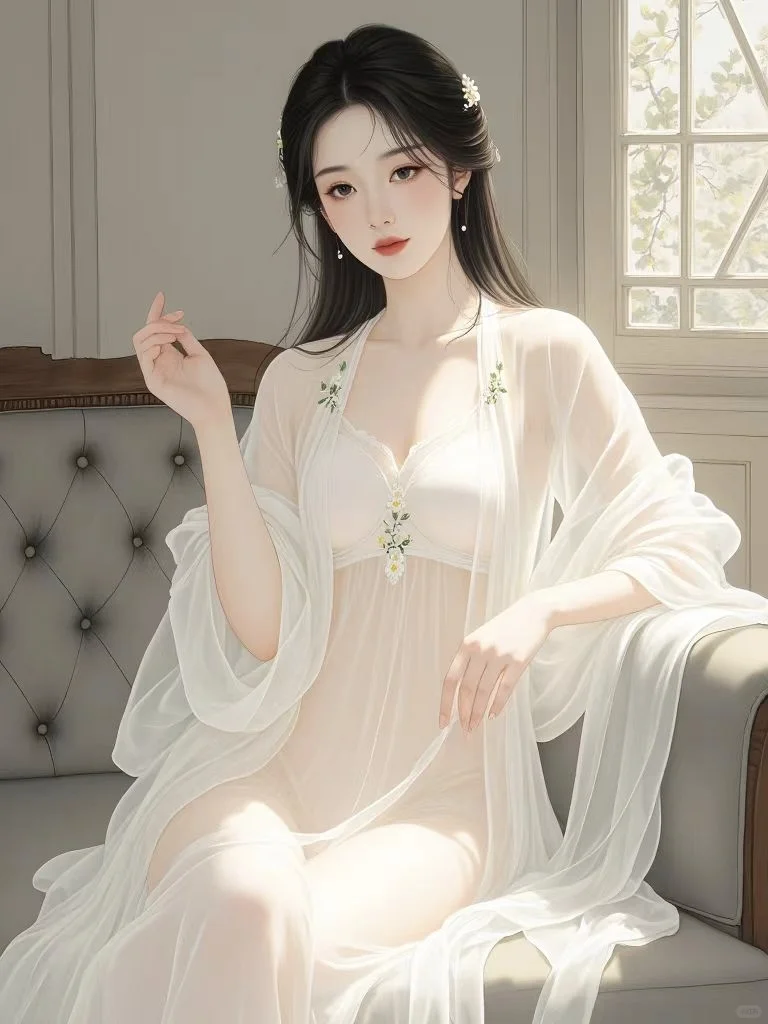 芙蓉帐暖度春宵……。
