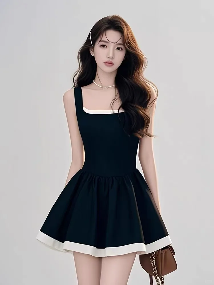 黑色法式礼服👗纯欲女神范