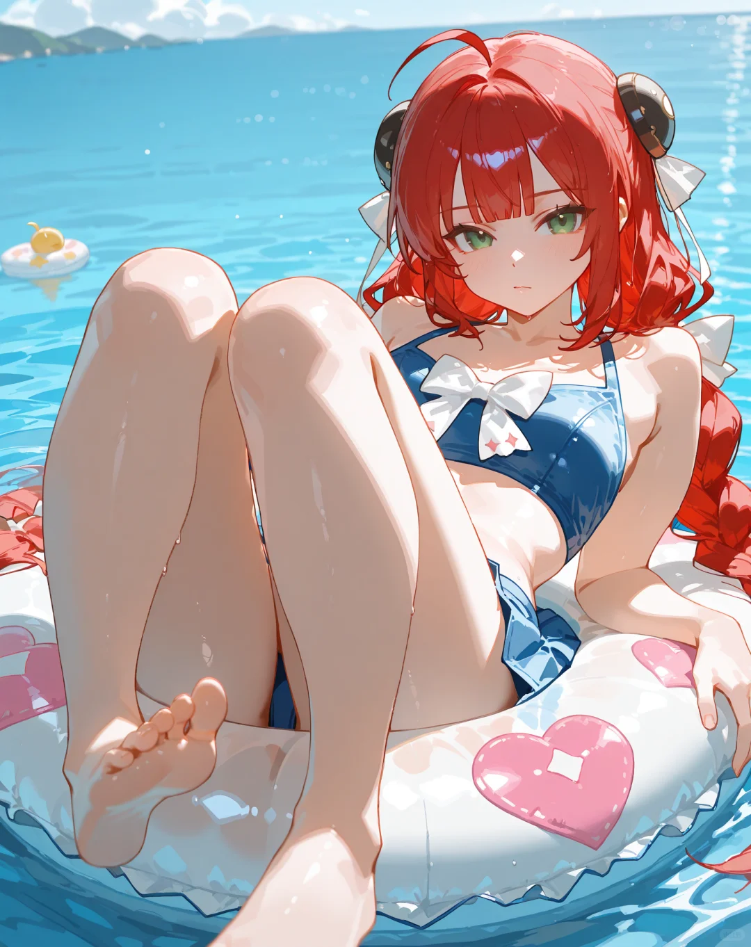 夏天就该去玩水！柚叶玩水！