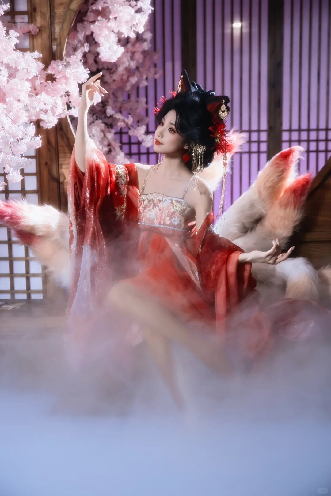 💦救命！谁懂啊！在水边拍到了封神妲己～