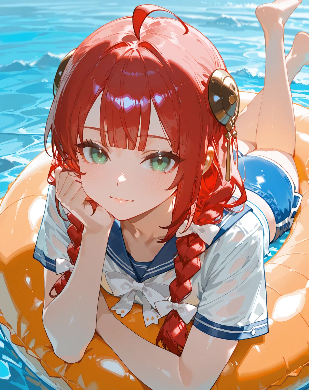夏天就该去玩水！柚叶玩水！