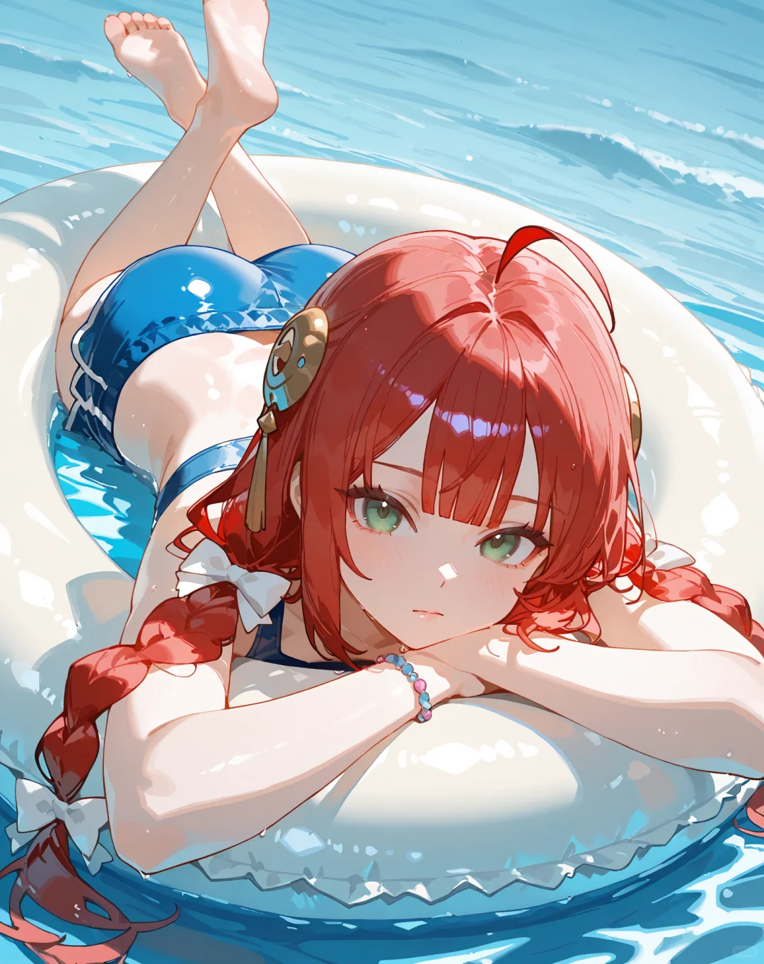 夏天就该去玩水！柚叶玩水！