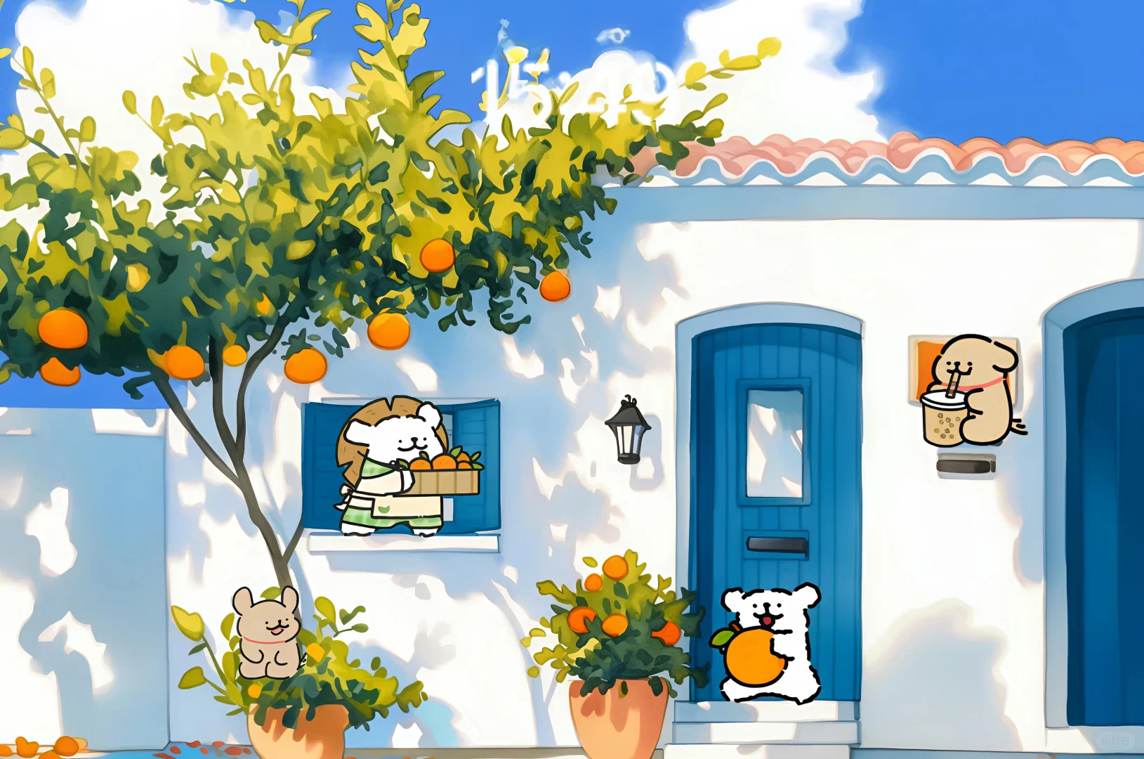 夏日里的超萌鸭鸭小队🐤