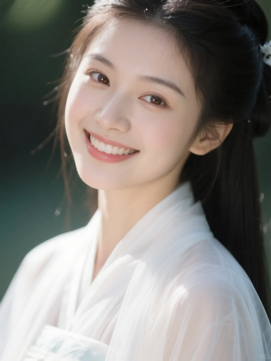 永远要相信白色素衣给人的清纯感