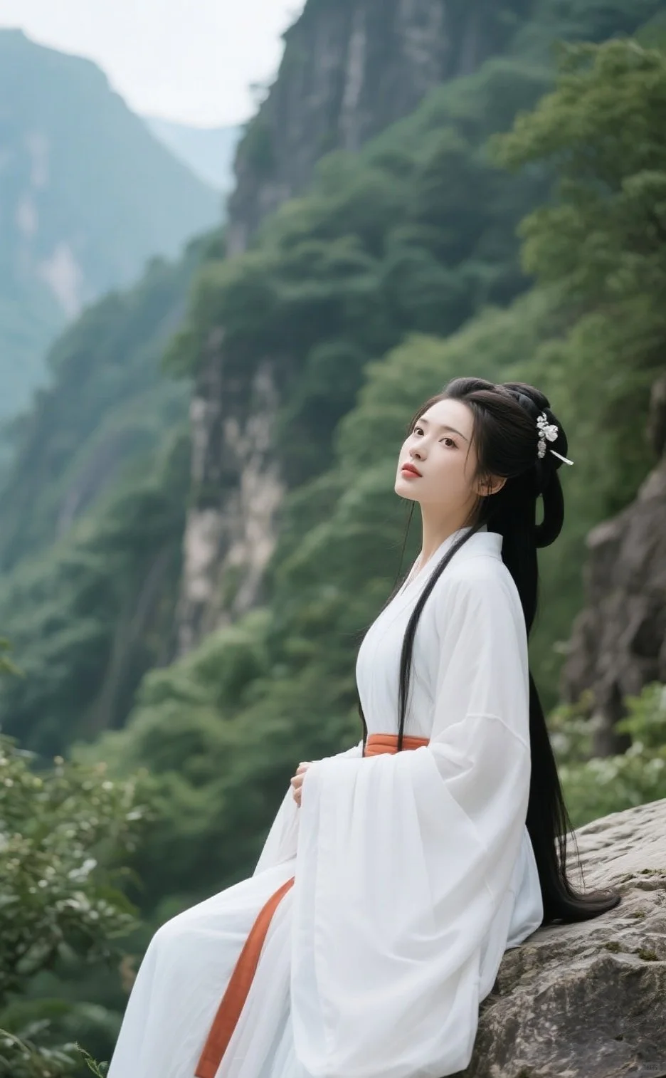 📸古风白衣仙女山景写真 | 绝美拍照指南