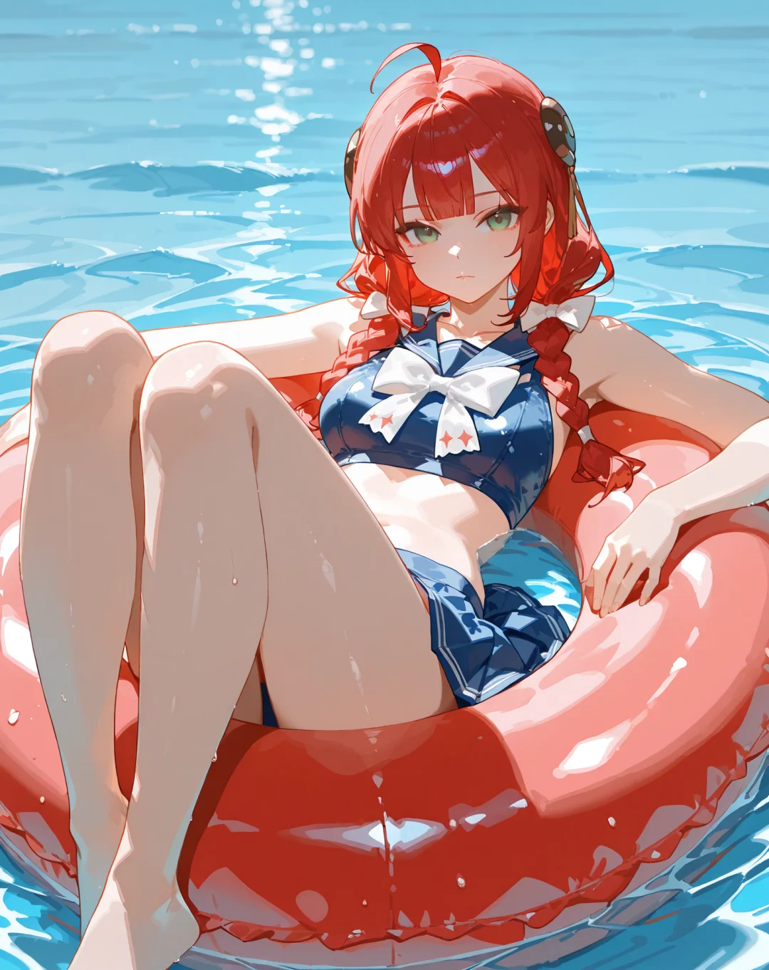 夏天就该去玩水！柚叶玩水！