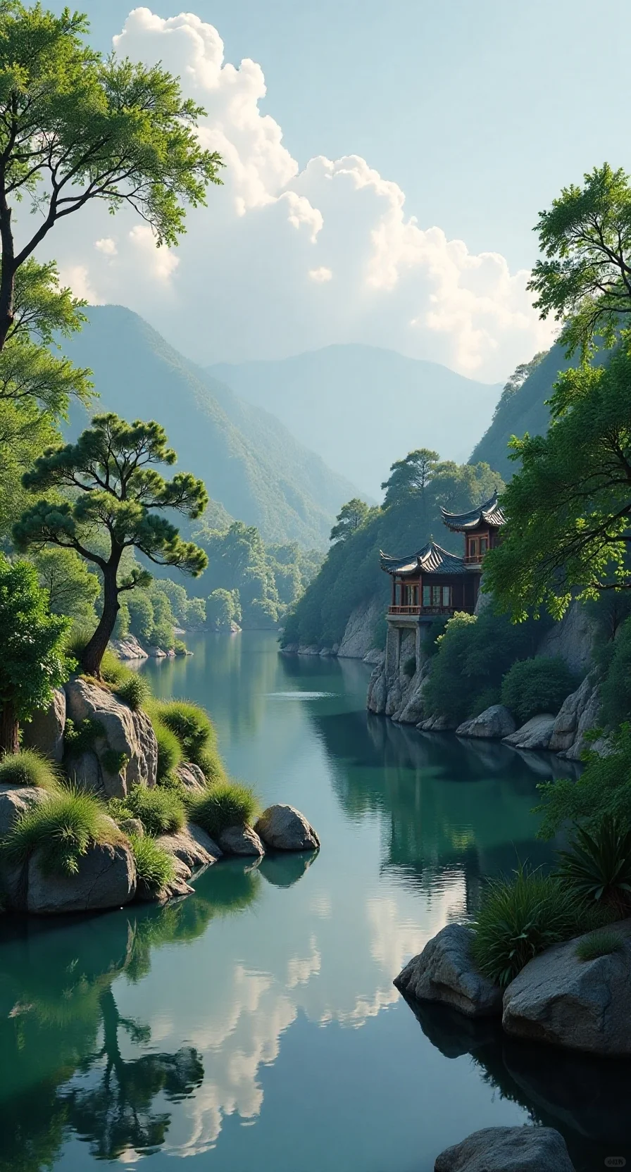 风景美人亦美景美人美心情美