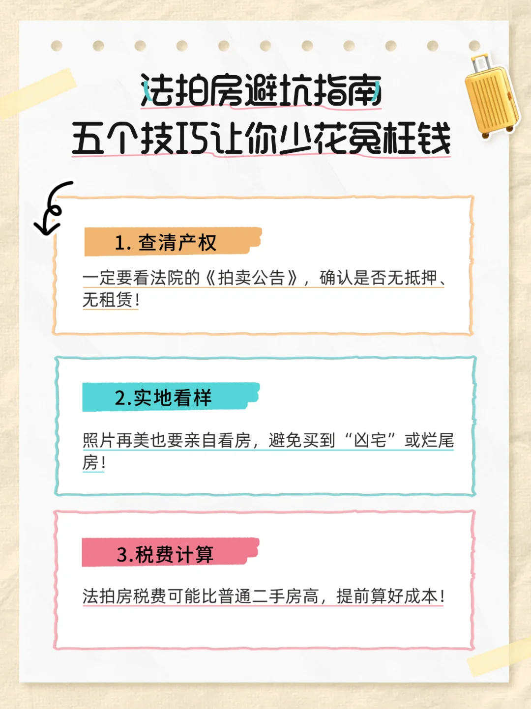 ✅法拍房五大避坑指南