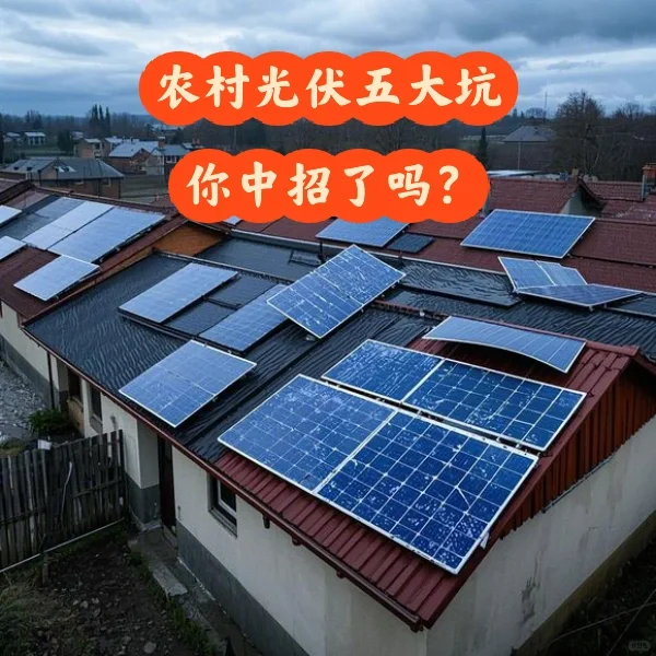 农村光伏5大深坑，你中招了吗？