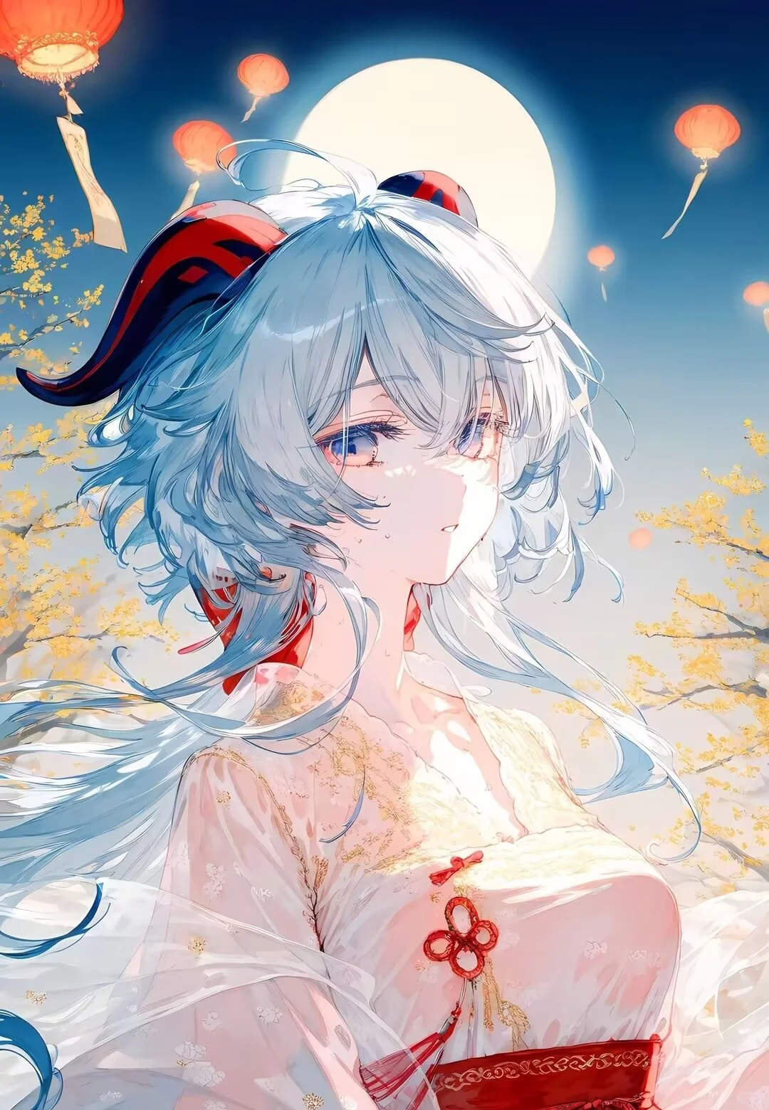 夏日、沙滩、焰火、美少女丨椰羊甘雨！