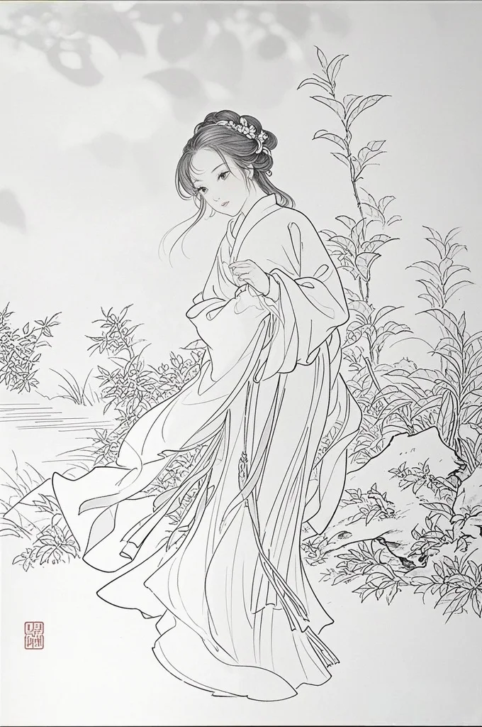 ✨零基础也能画！手把手教你画出古典美人