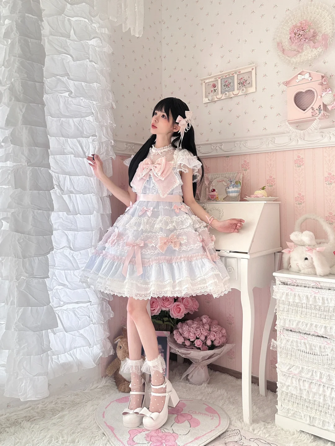 𝗣𝗶𝗻𝗸 𝗯𝗹𝘂𝗲 · 少女的心事 ♡‧₊˚ ⋆⁺
