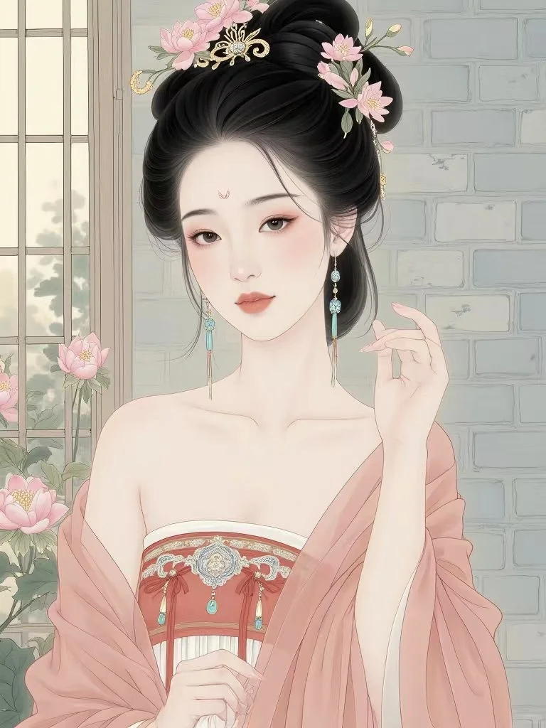 芙蓉帐暖度春宵……。