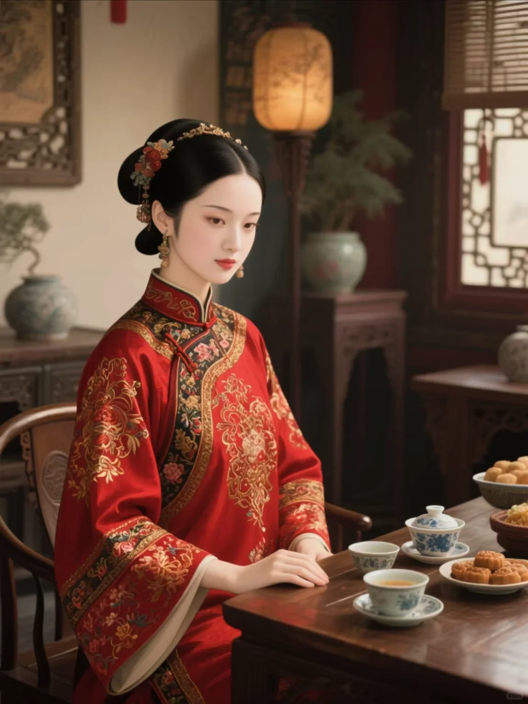 雅趣篇｜红装佳人，品茶谈心，优雅时光