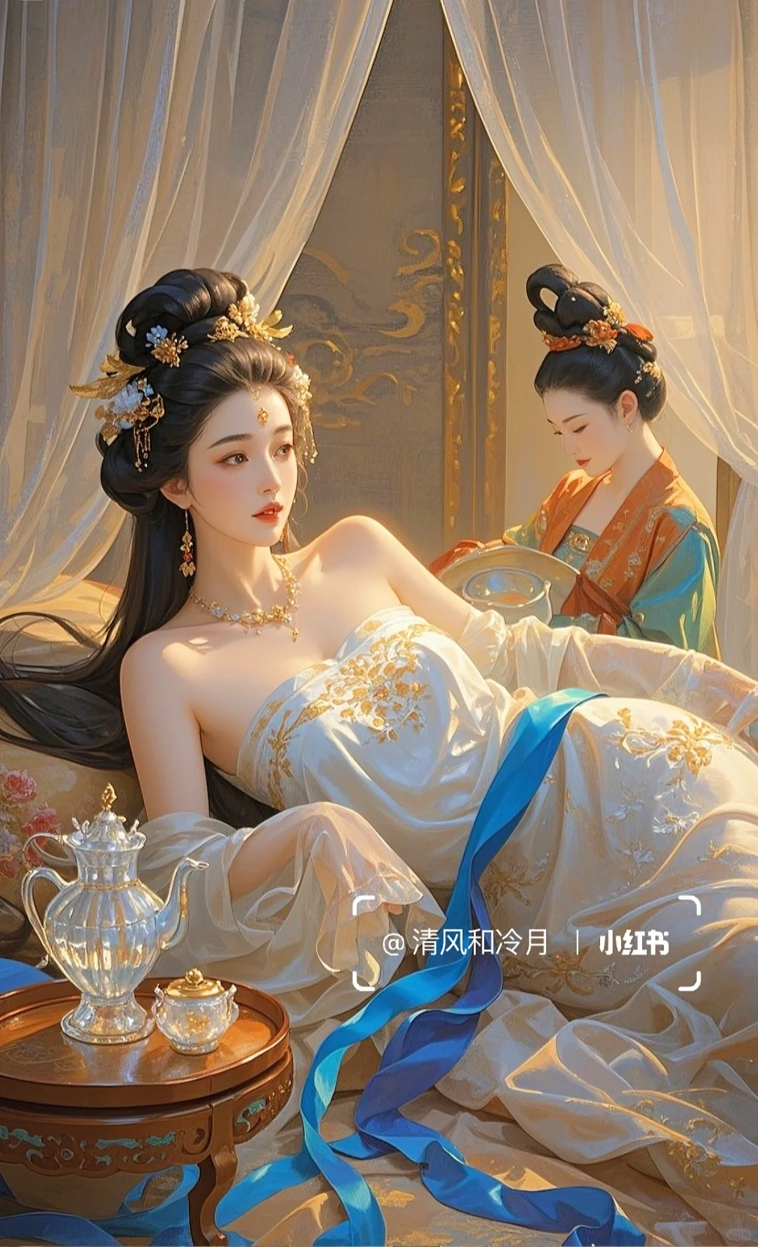 独坐黄昏谁是伴，紫薇花对紫薇郎。