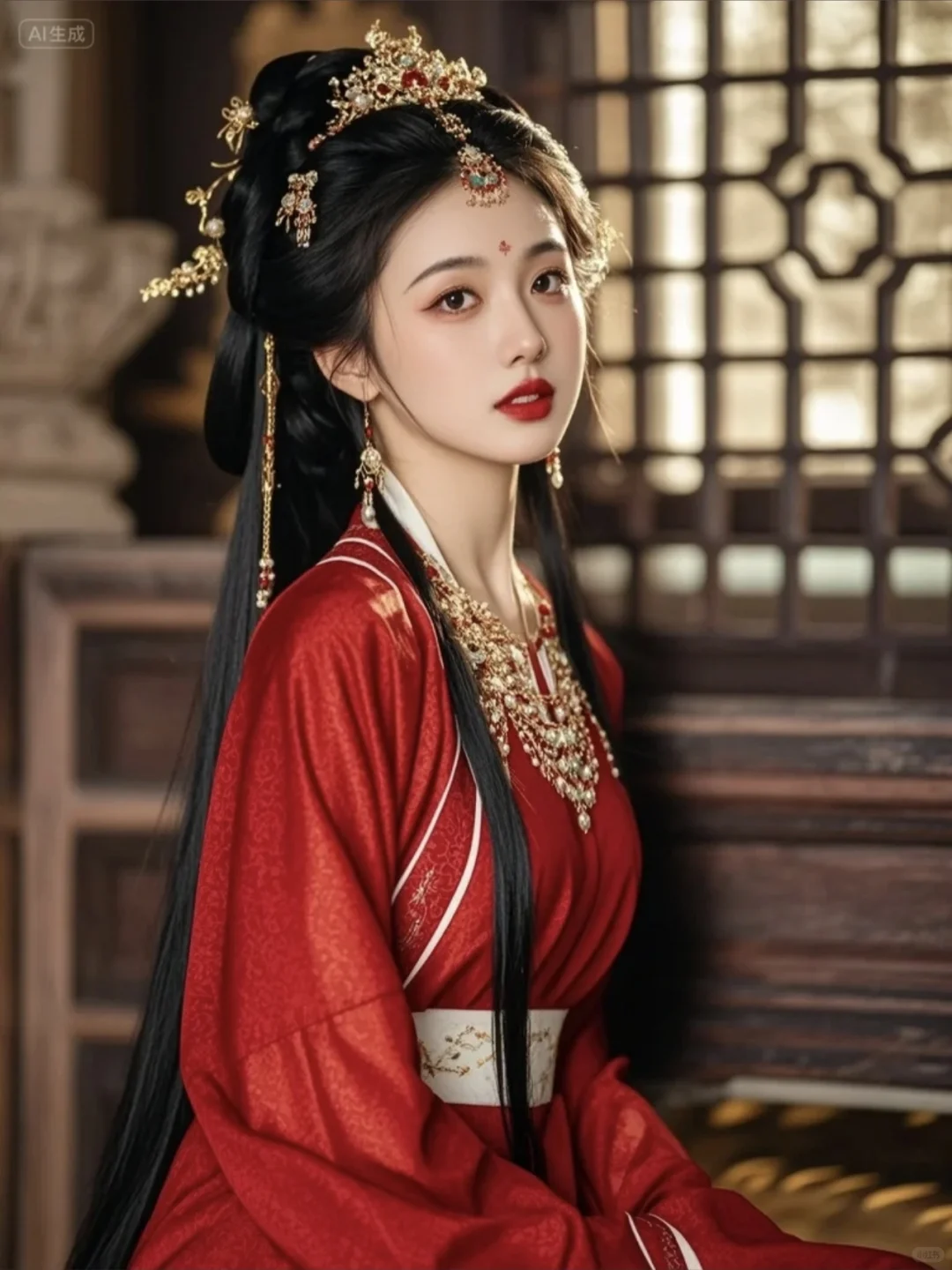 古装美人，美到窒息~AI合成