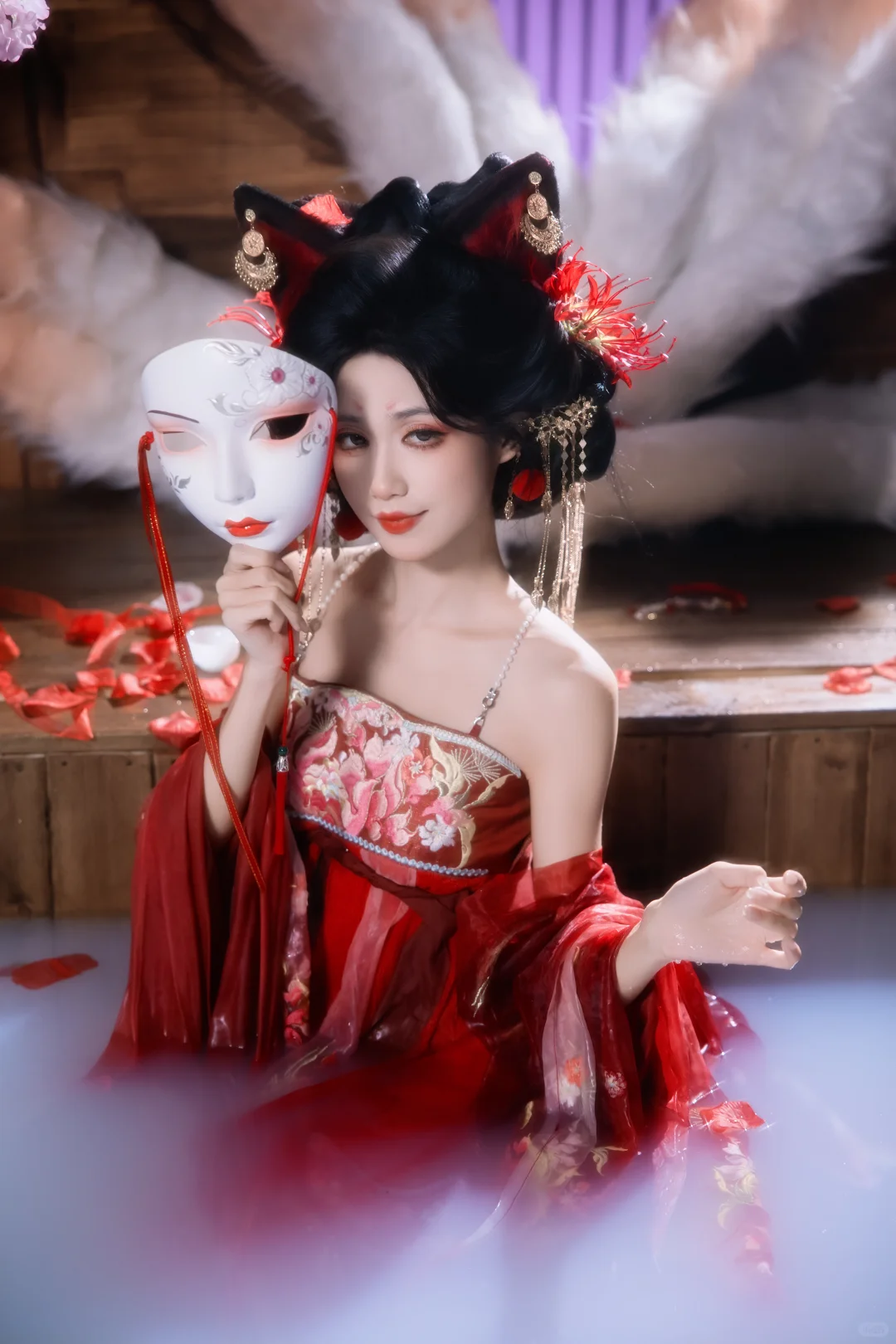 💦救命！谁懂啊！在水边拍到了封神妲己～