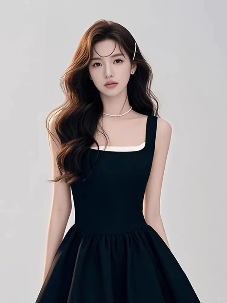 黑色法式礼服👗纯欲女神范