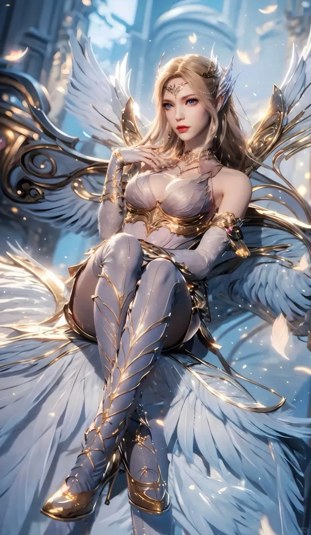 国漫女神图片（35金色蝴蝶🦋版）