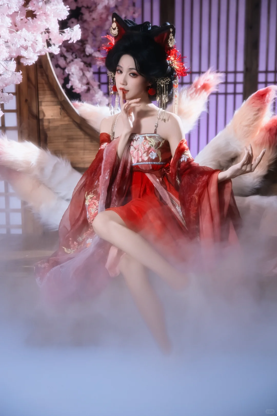 💦救命！谁懂啊！在水边拍到了封神妲己～