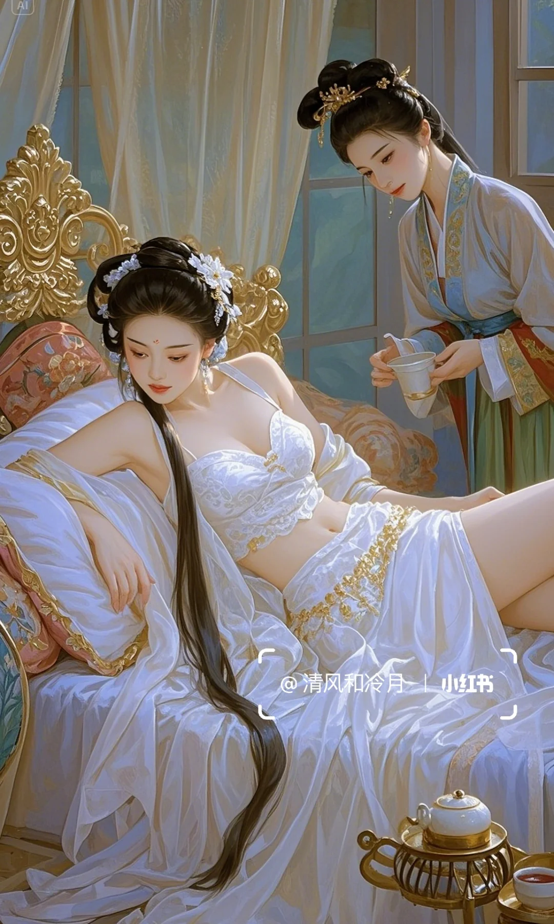 独坐黄昏谁是伴，紫薇花对紫薇郎。