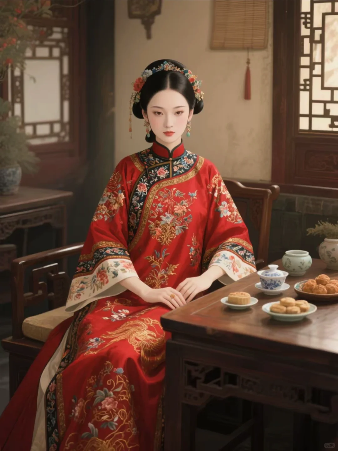 雅趣篇｜红装佳人，品茶谈心，优雅时光
