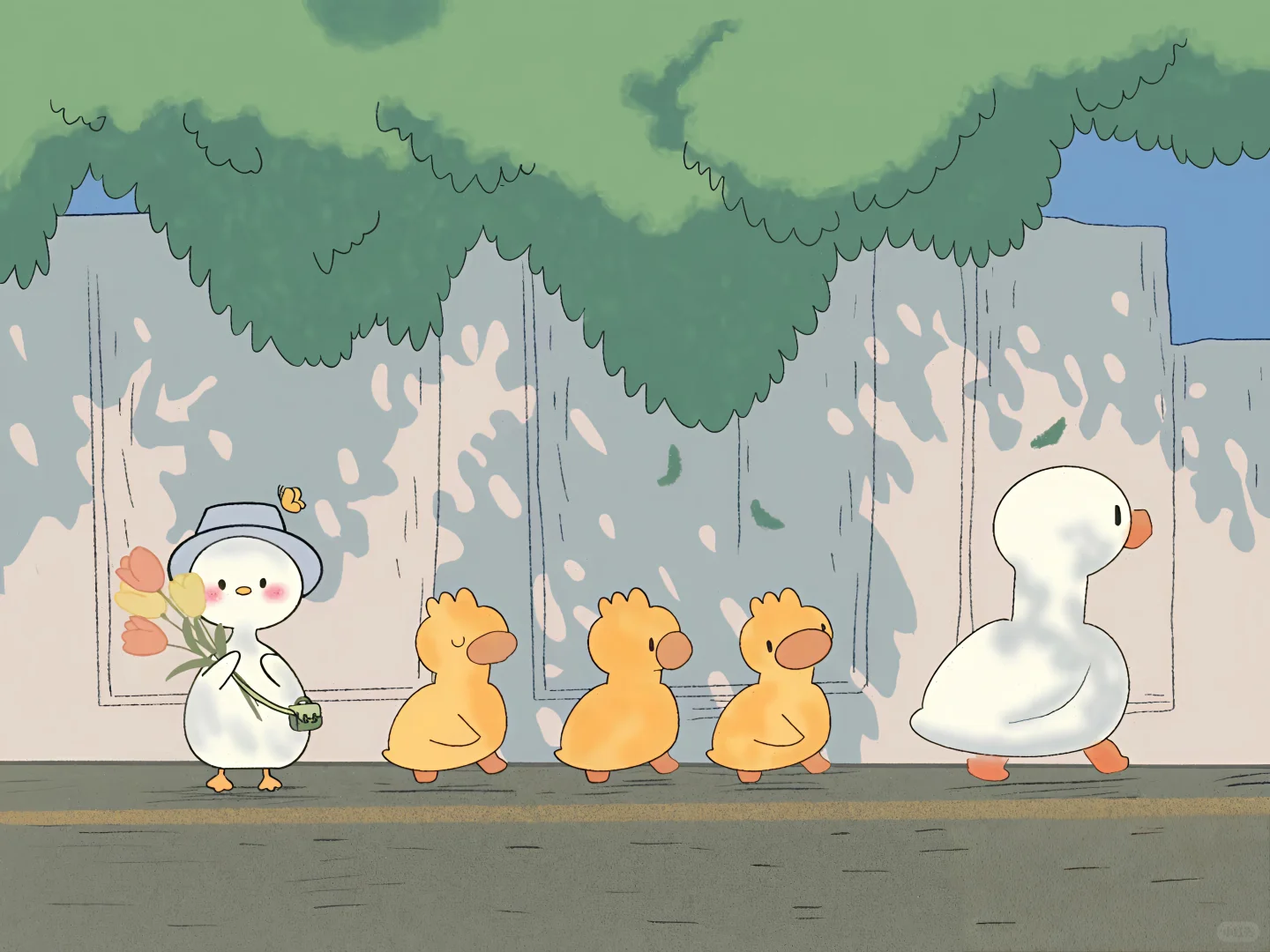 夏日里的超萌鸭鸭小队🐤