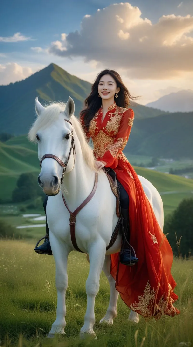 风景美人亦美景美人美心情美
