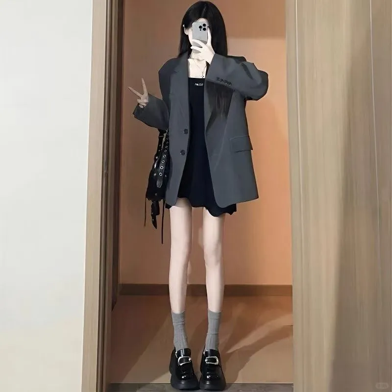 西装温柔气质穿搭