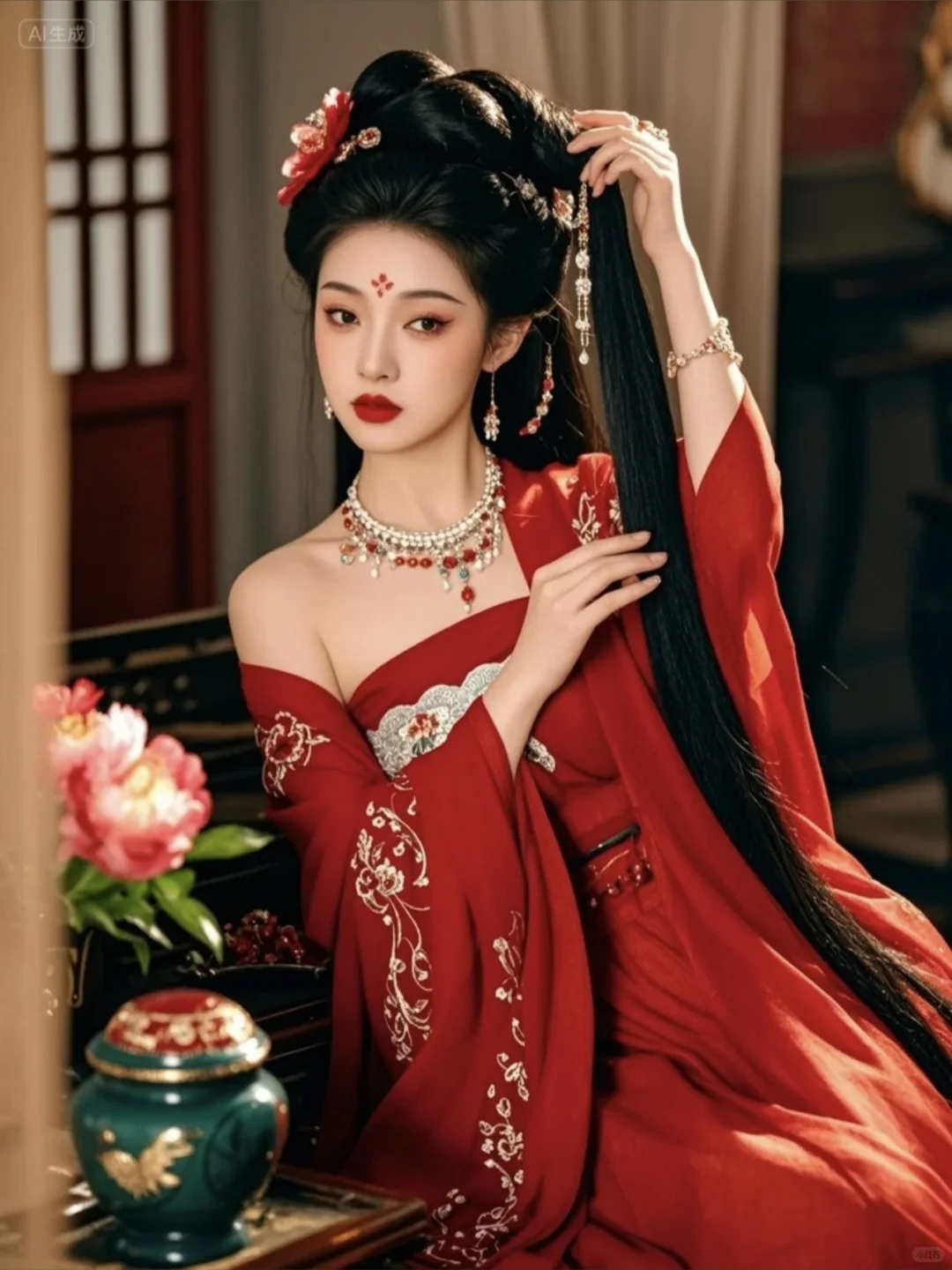 古装美人，美到窒息~AI合成