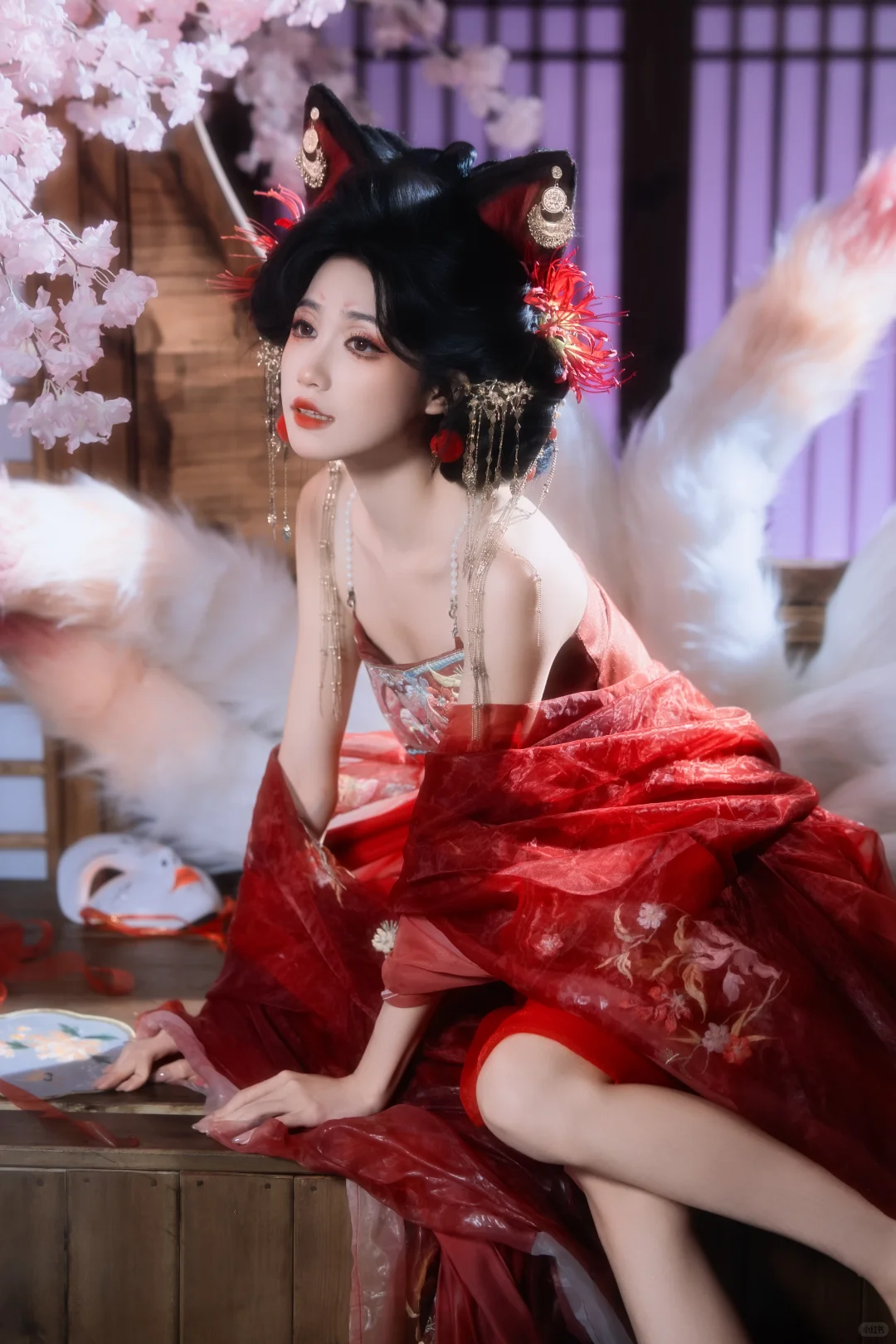 💦救命！谁懂啊！在水边拍到了封神妲己～