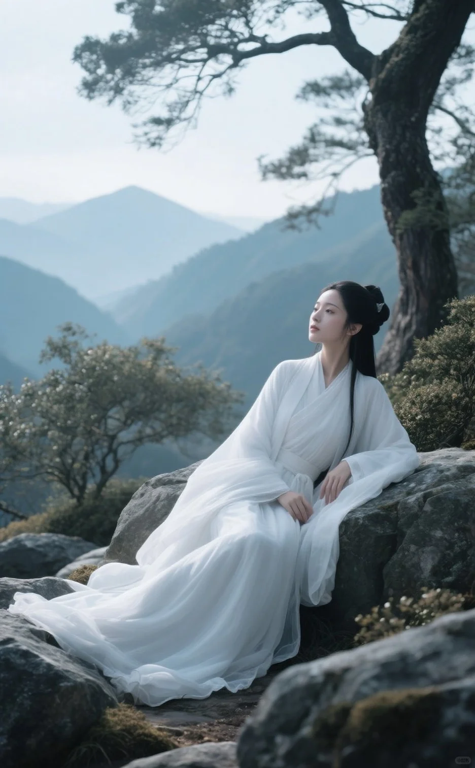 📸古风白衣仙女山景写真 | 绝美拍照指南