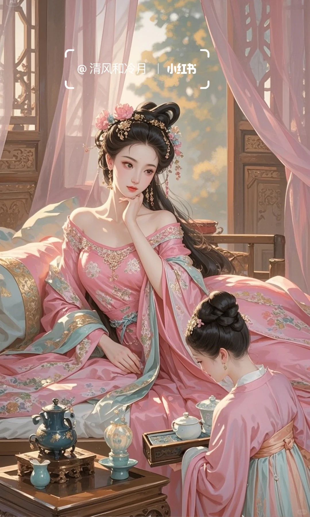 独坐黄昏谁是伴，紫薇花对紫薇郎。