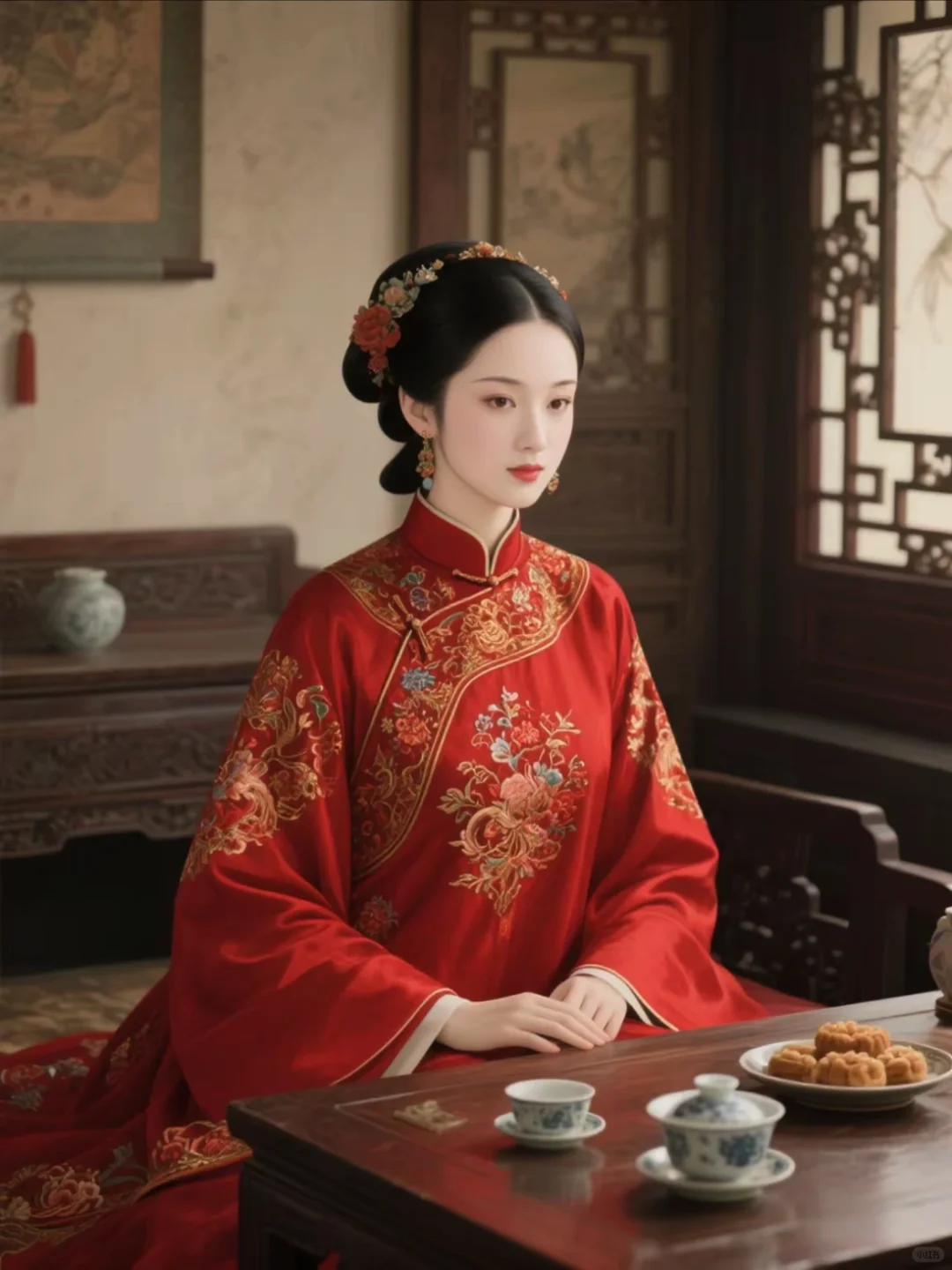 雅趣篇｜红装佳人，品茶谈心，优雅时光