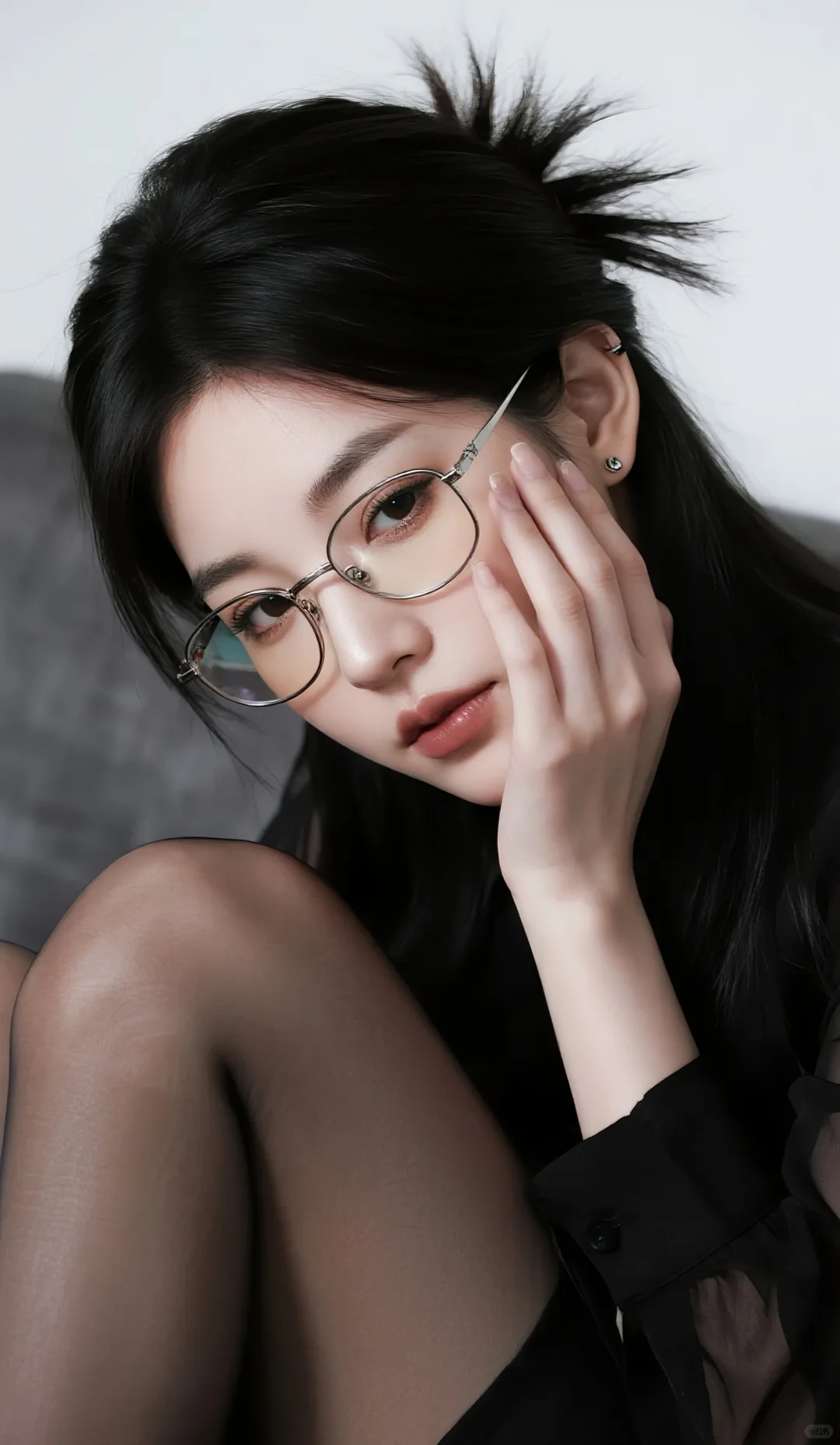 清冷氛围感美人，每一帧都戳中审美心巴✨