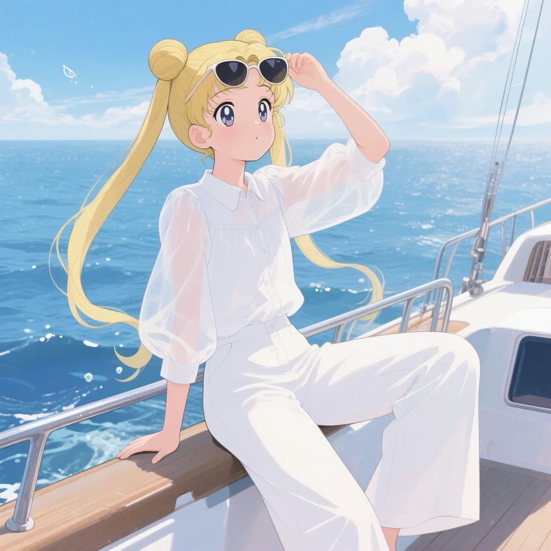 感受自由的风与大海|美少女战士头像