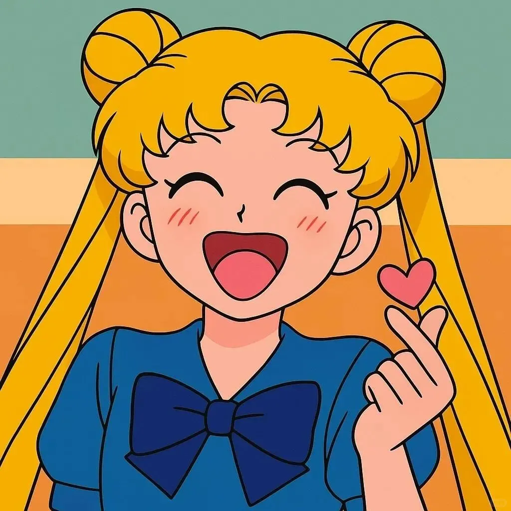 这画风我太爱了美少女战士Q版头像