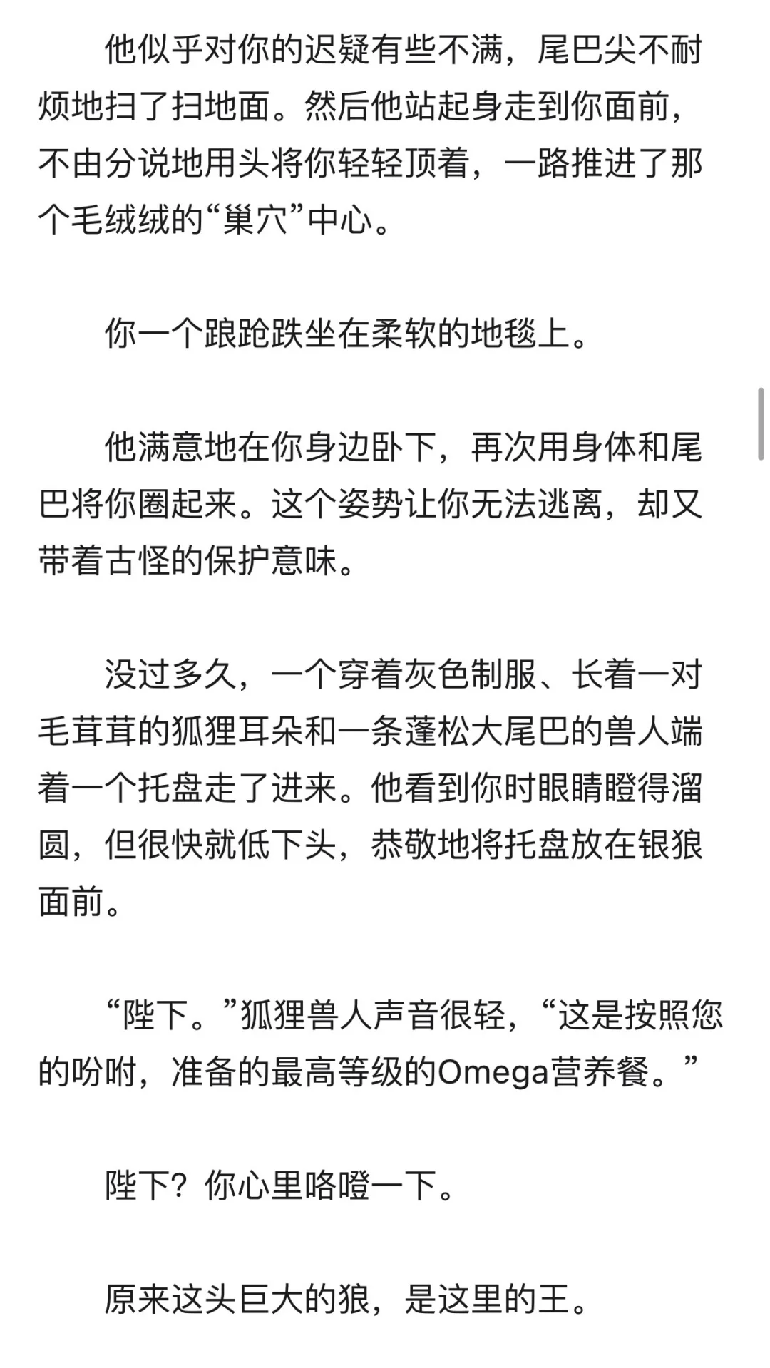 误以为你是Omega的银狼帝王x纯种地球人的你