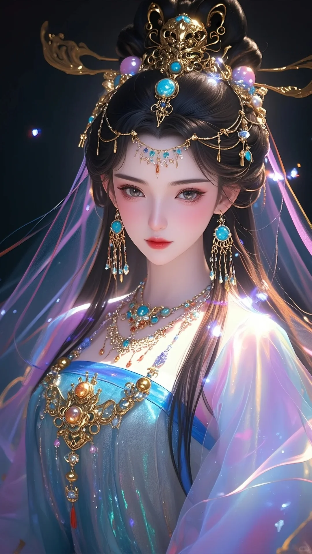 娇艳的容颜，高贵优雅