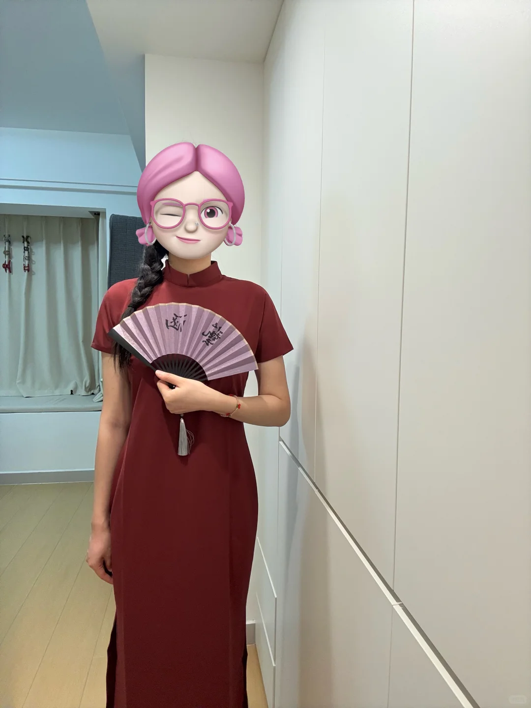 我为徐徐扛大旗！新款红色旗袍太好看啦！！！