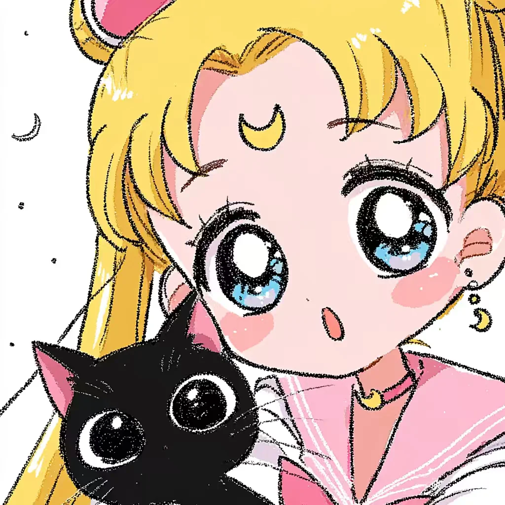 sailor moon 女生头像～