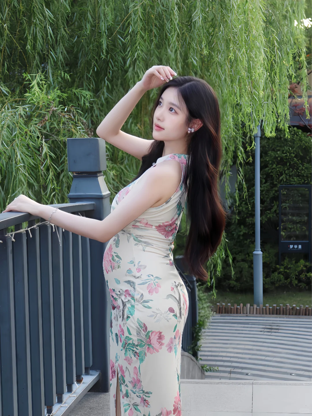 六个月的小腹婆也可以是江南美人呀🍃