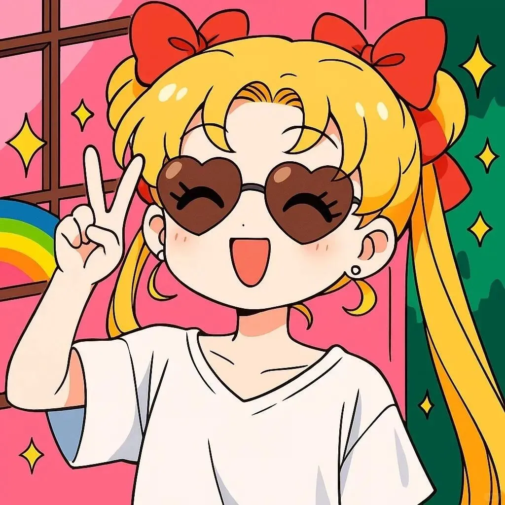 这画风我太爱了美少女战士Q版头像